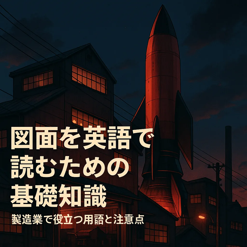 図面を英語で読むための基礎知識|製造業で役立つ用語と注意点